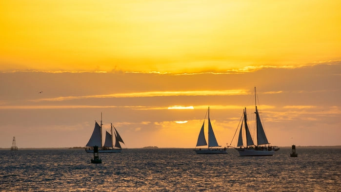 Världens mest ikoniska solnedgångar hittar man i Key West.